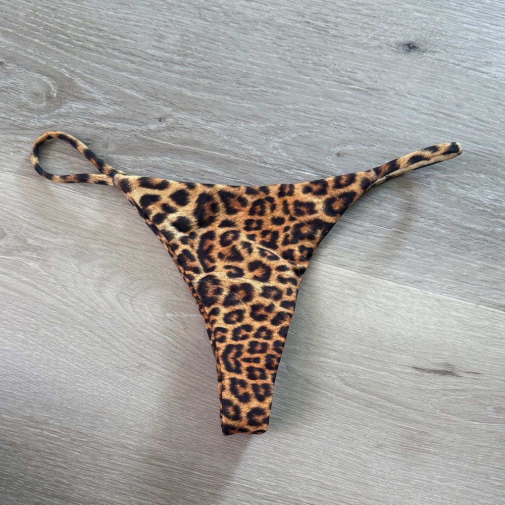 Andi Bagus Leopard Print Bikini Bottom